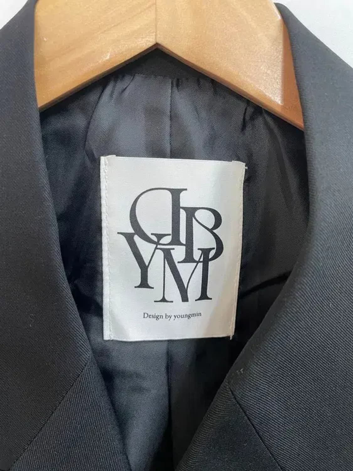 미디움 DBYM 디자인 바이 영민 더블 포켓 블레이져 자켓 블랙 상품이미지5