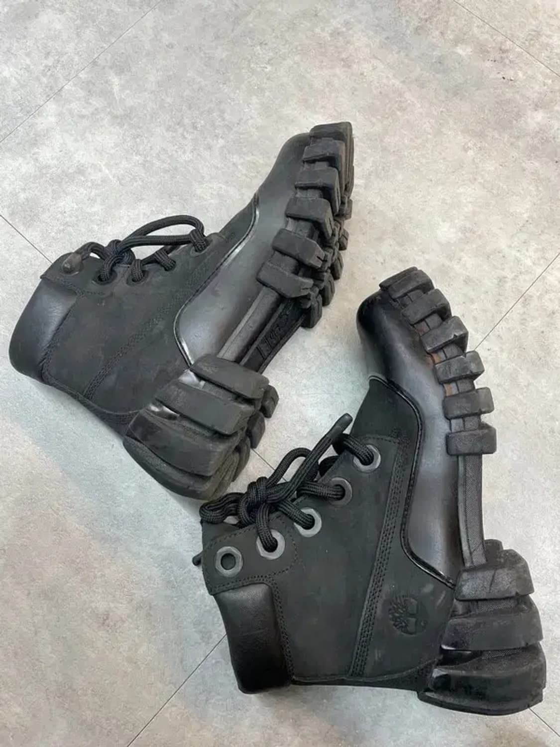 270 팀버랜드 움베르토 레온 콜라보 6인치 부츠 블랙 상품이미지3