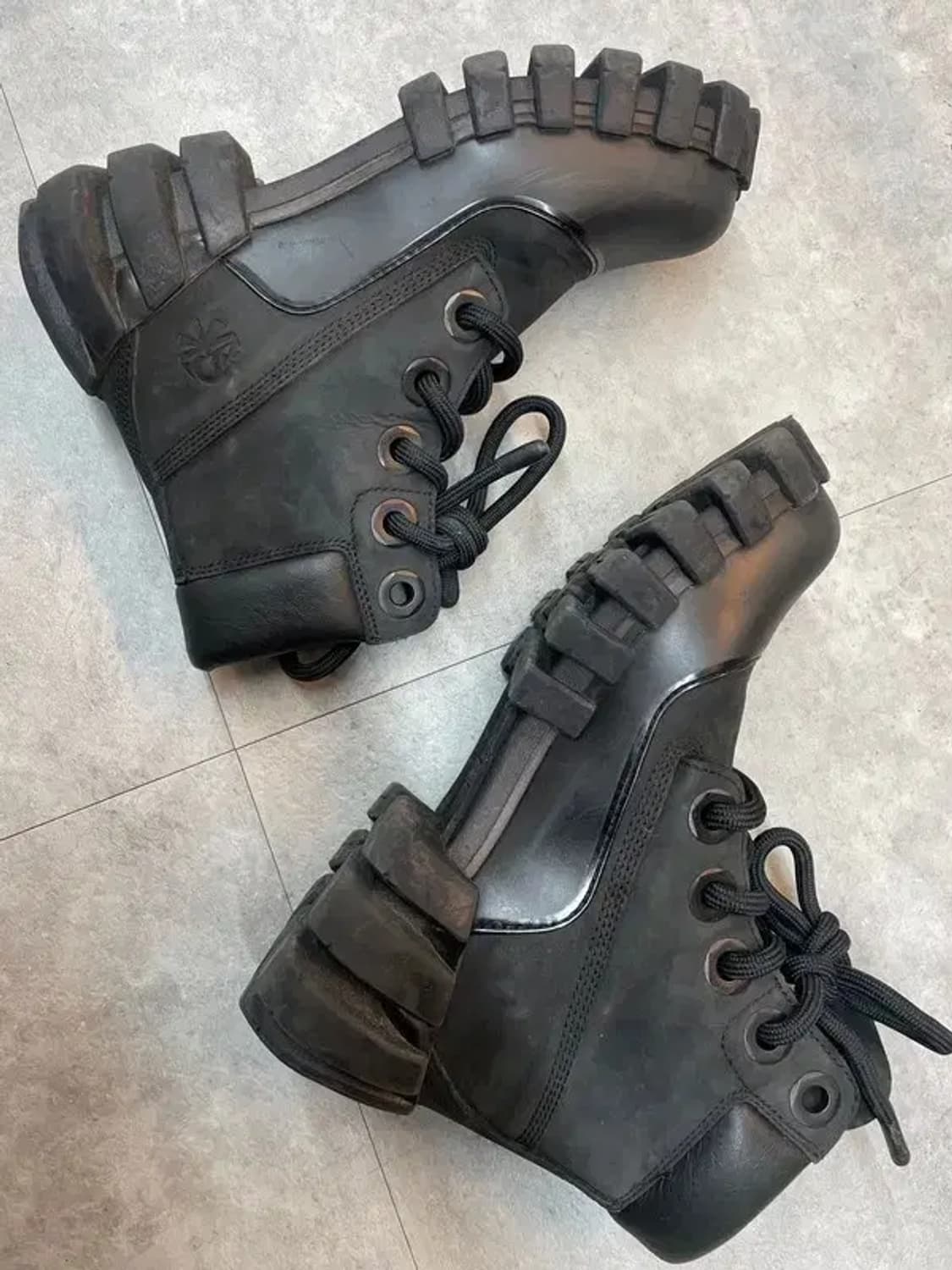 270 팀버랜드 움베르토 레온 콜라보 6인치 부츠 블랙 상품이미지4