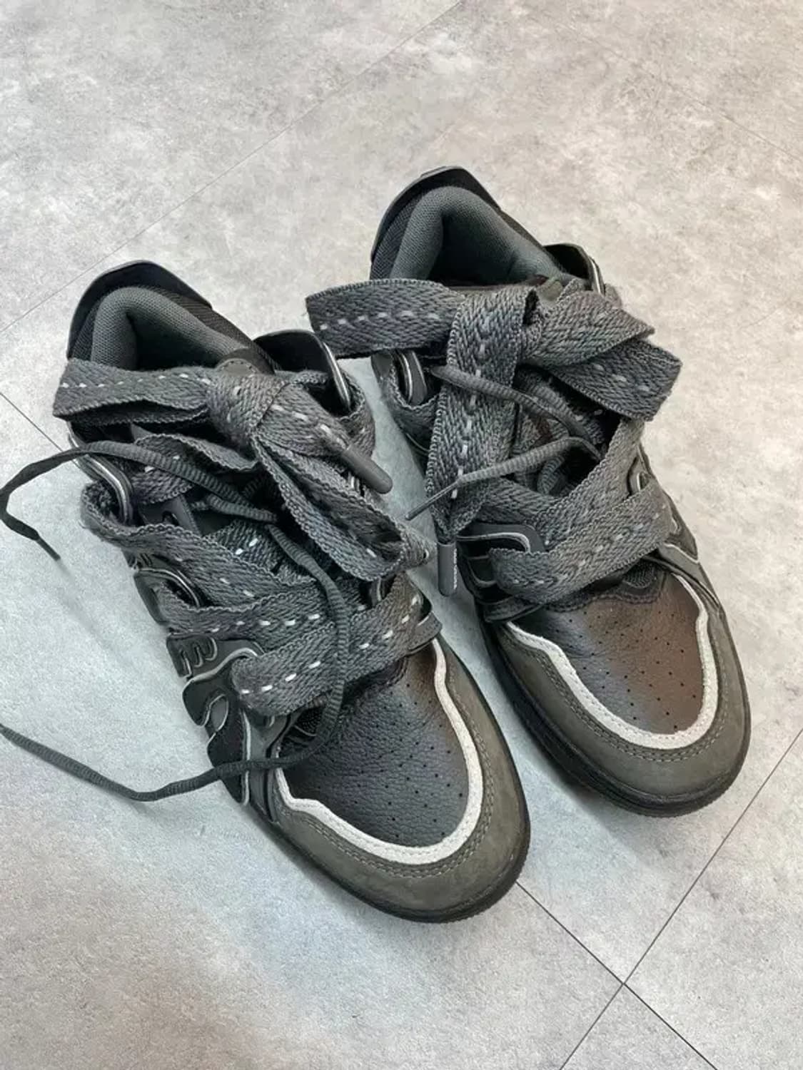 43 새상품 올드오더 올블랙 스케이터 스니커즈 상품이미지1