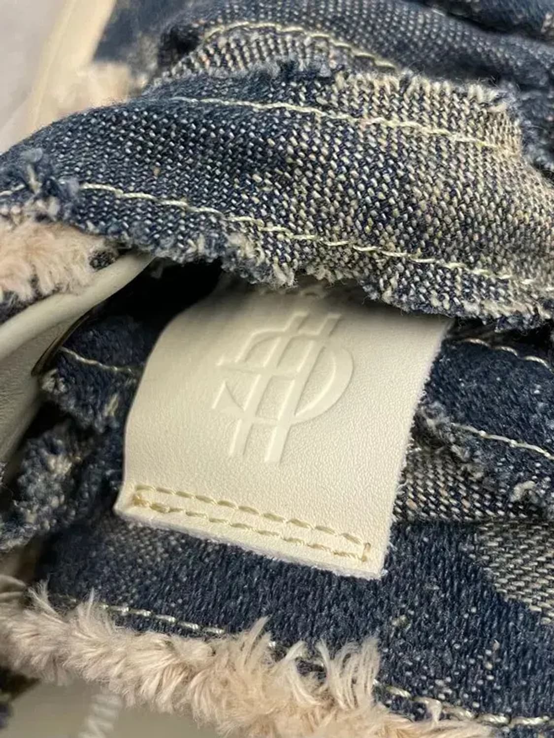 240 미사용 38 HOOF 빈티지 다크 데님 캐주얼 스니커즈 상품이미지5