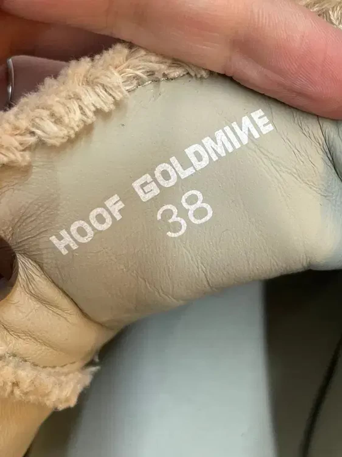 240 미사용 38 HOOF 빈티지 다크 데님 캐주얼 스니커즈 상품이미지6