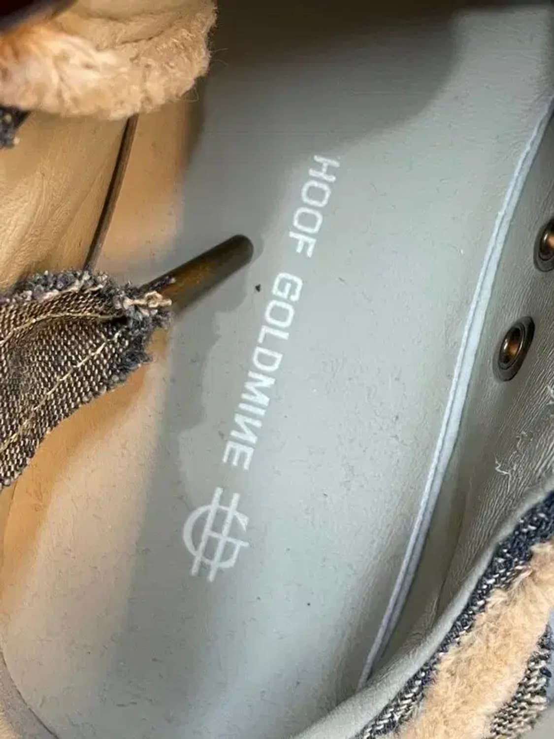 240 미사용 38 HOOF 빈티지 다크 데님 캐주얼 스니커즈 상품이미지7