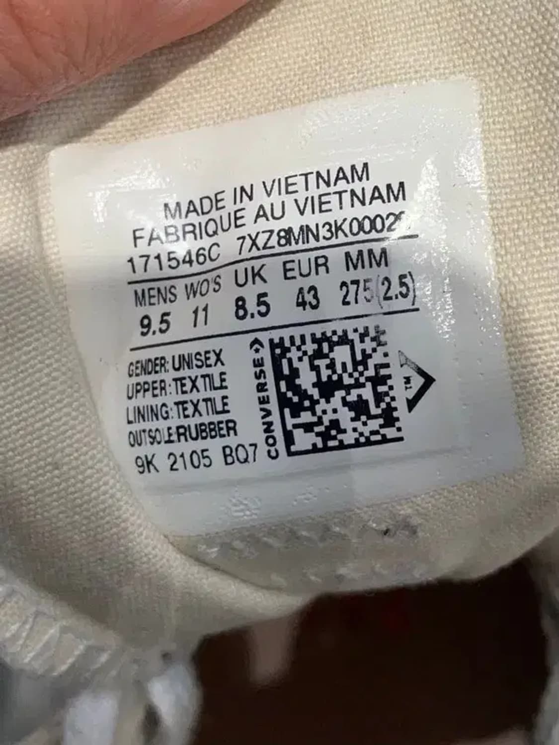 275 컨버스 런스타 모션 하이 화이트 상품이미지6