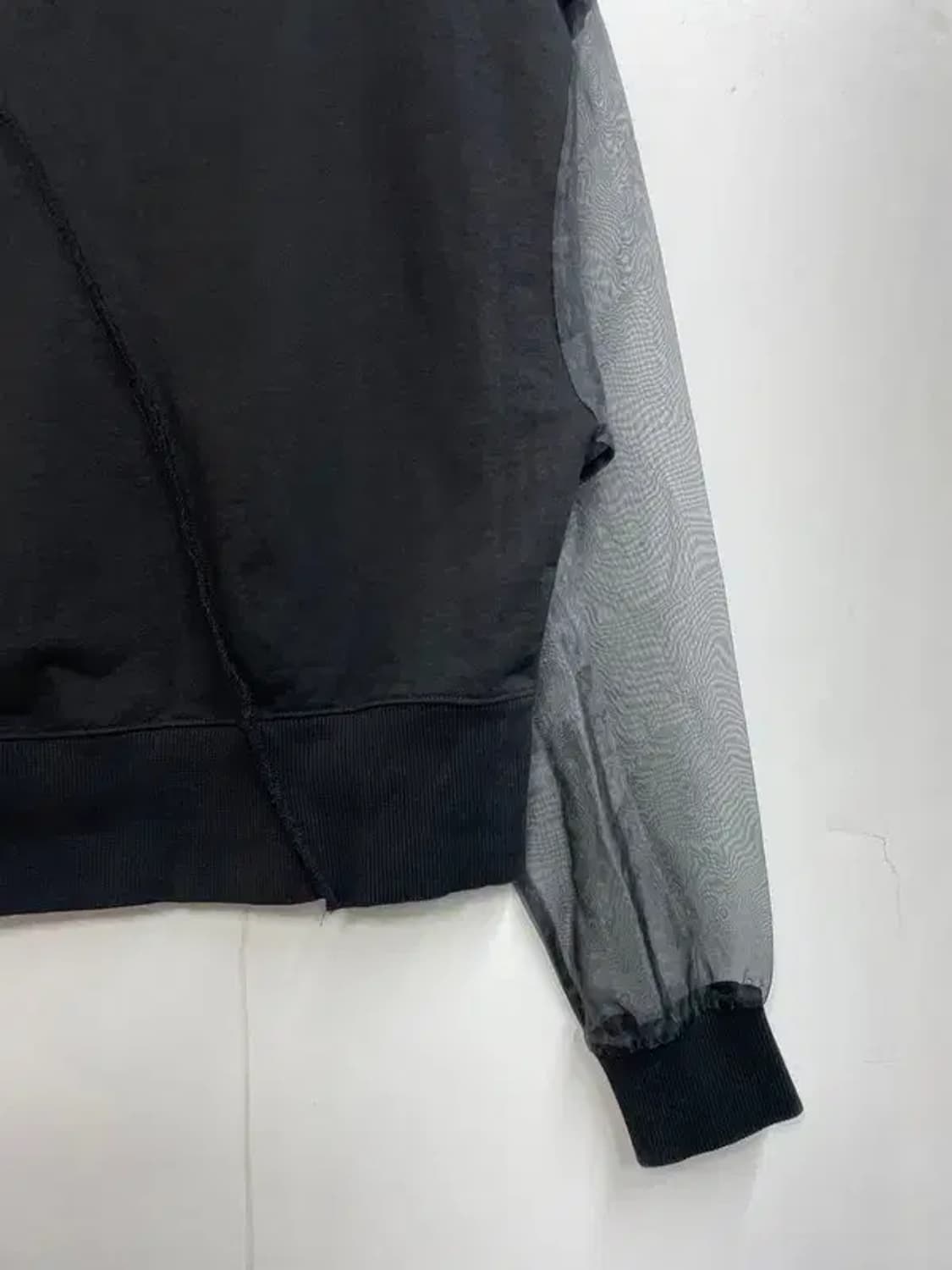 프리 여자 시스루 스웨트 셔츠 오버핏 맨투맨 상품이미지7