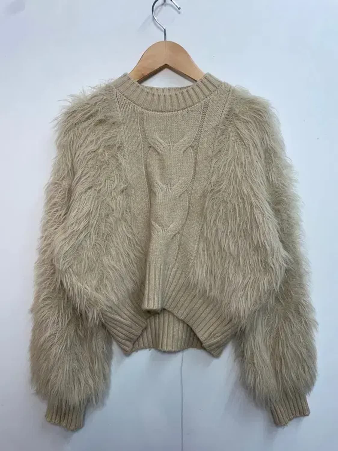 프리 여자 페이크퍼 우먼 부들부들퍼 맨투맨 상품이미지2