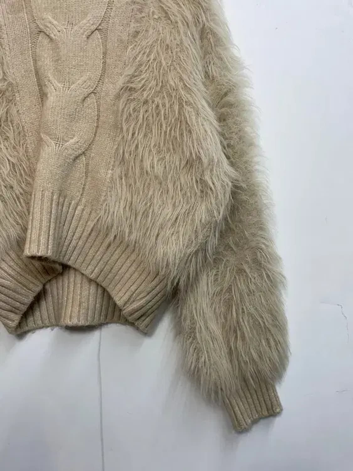 프리 여자 페이크퍼 우먼 부들부들퍼 맨투맨 상품이미지3