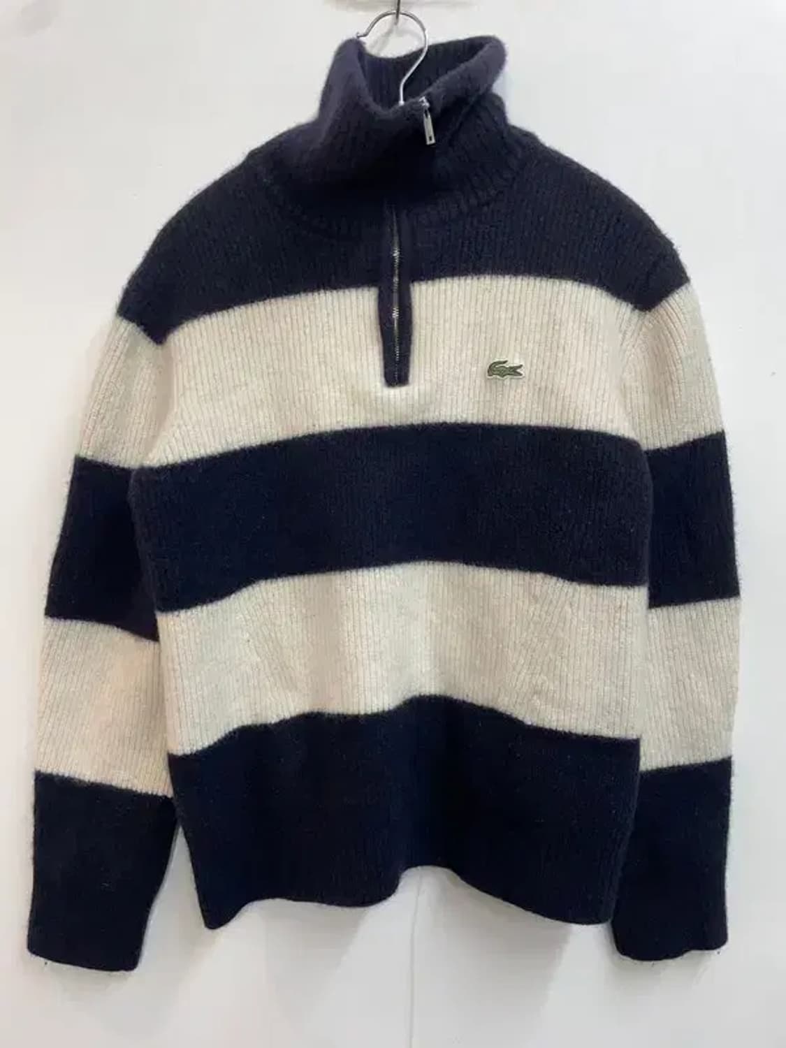 100 라코스테 반집업 카라 풀오버 니트 집업 상품이미지2