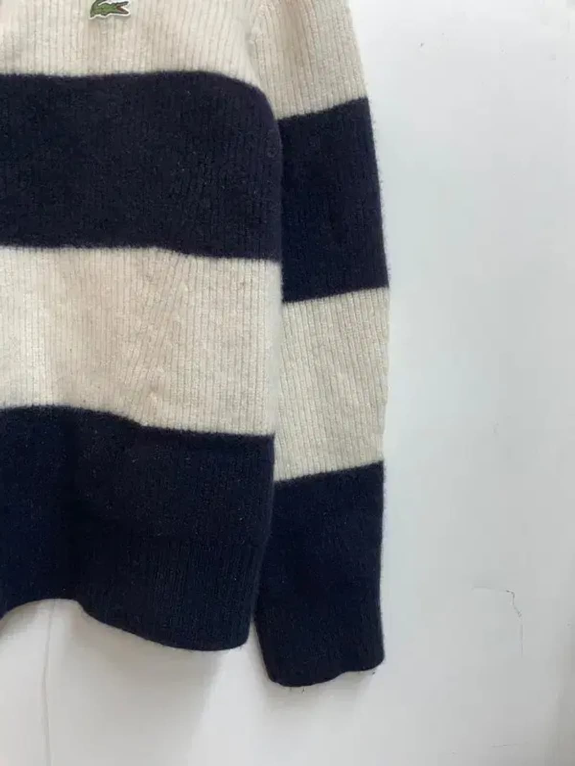 100 라코스테 반집업 카라 풀오버 니트 집업 상품이미지3