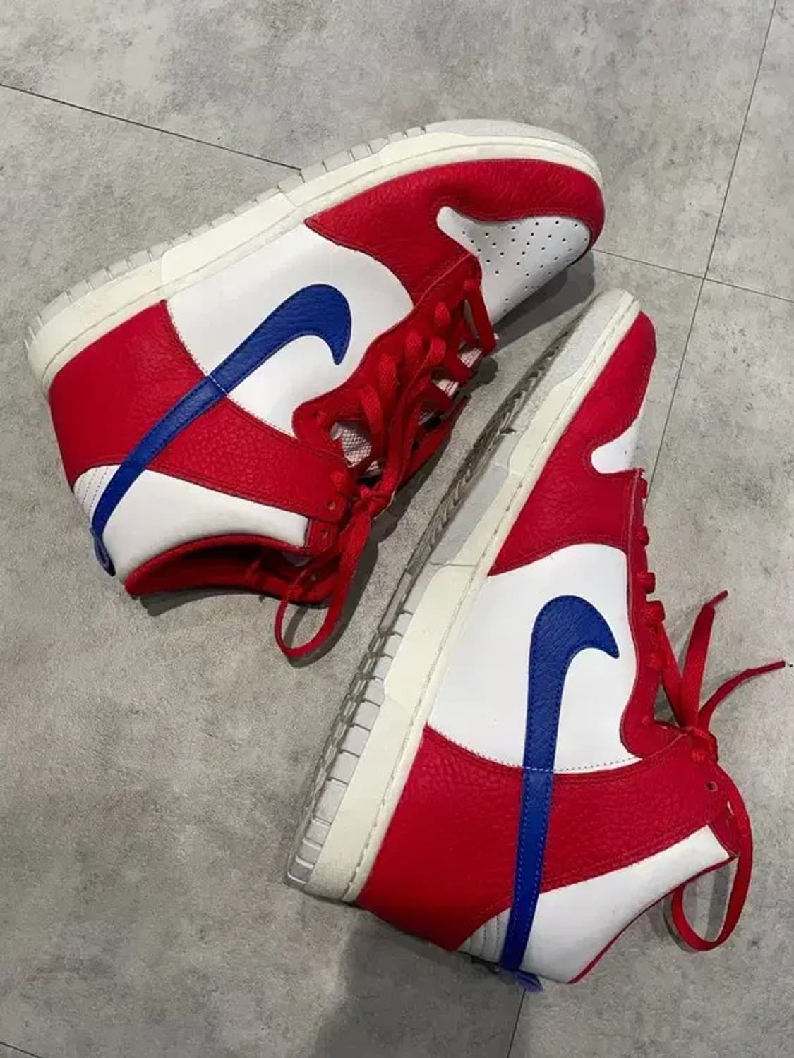 275 나이키 덩크 하이 유니버시티 레드 게임로얄 새상품급 상품이미지3