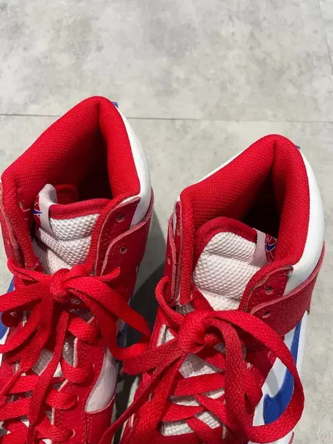 275 나이키 덩크 하이 유니버시티 레드 게임로얄 새상품급 상품이미지8