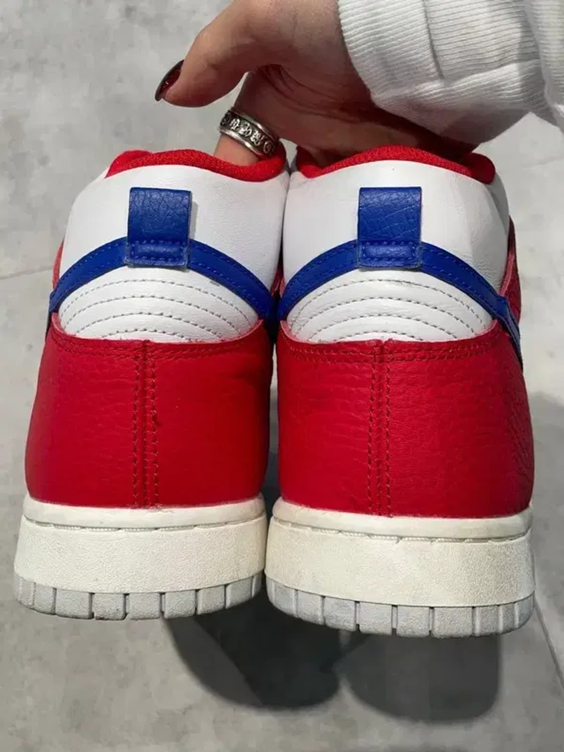 275 나이키 덩크 하이 유니버시티 레드 게임로얄 새상품급 상품이미지9