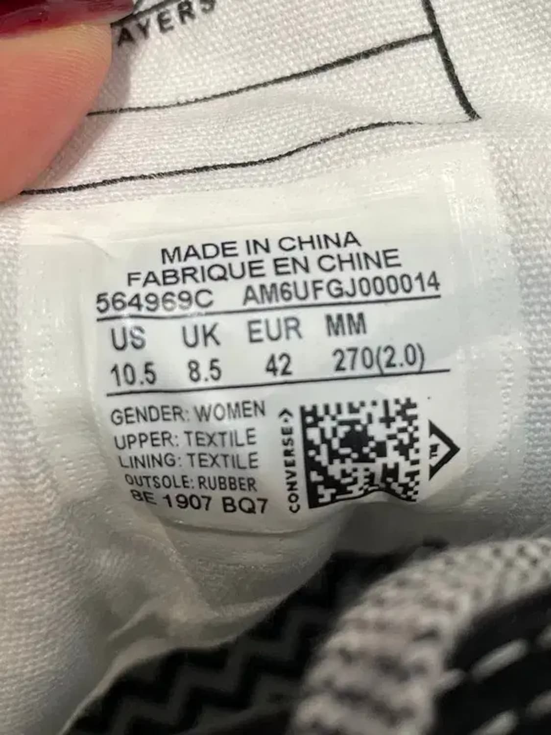 270 새상품급  컨버스 척 70 하이탑 상품이미지6