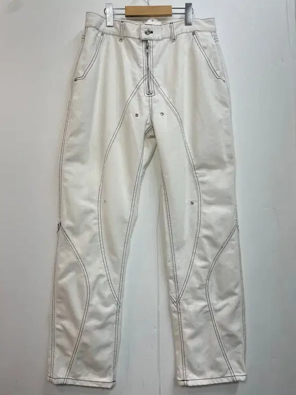 XL 51퍼센트 터널 라이닝 트라우저 데님 화이트 상품이미지2