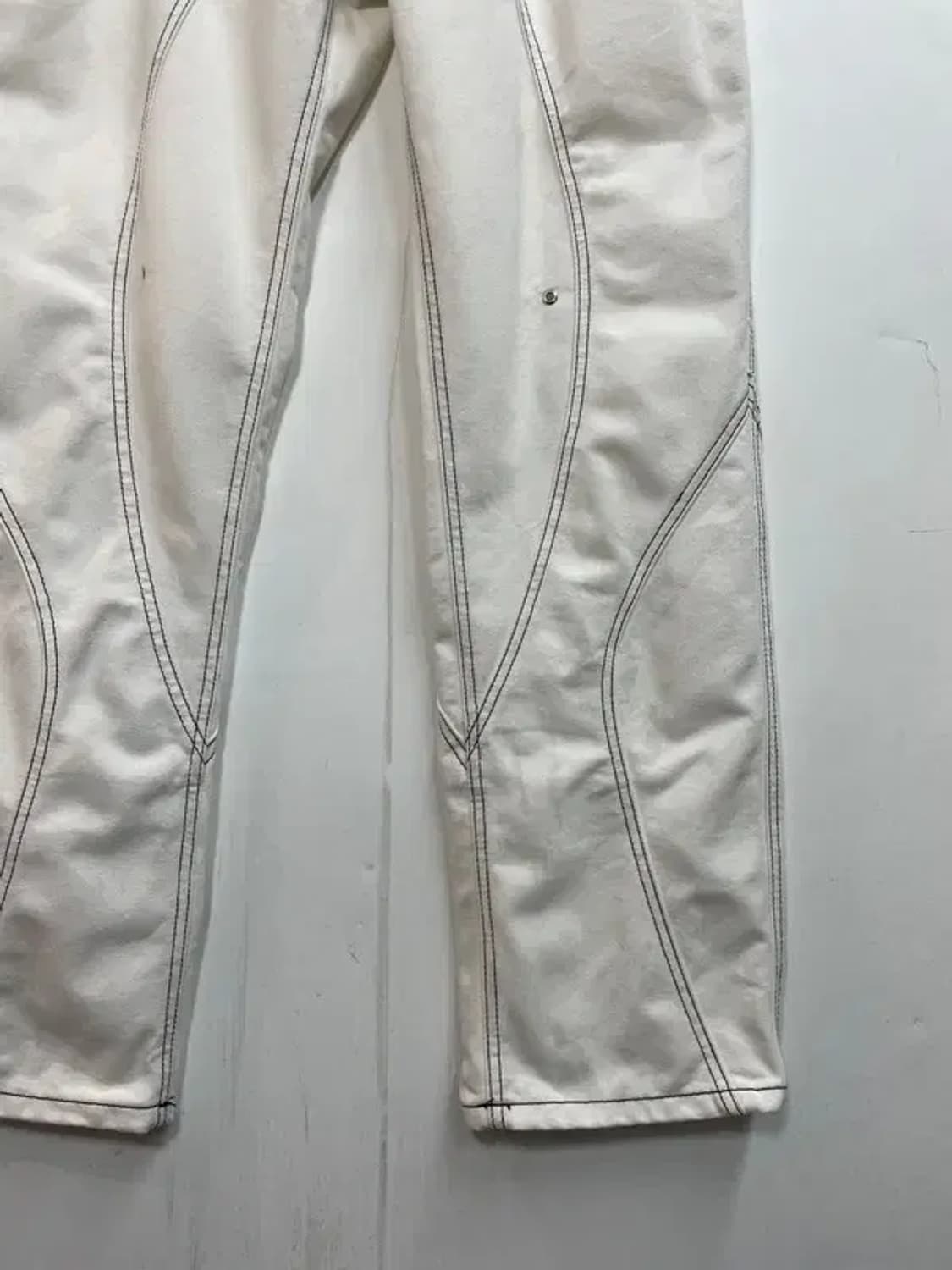 XL 51퍼센트 터널 라이닝 트라우저 데님 화이트 상품이미지3