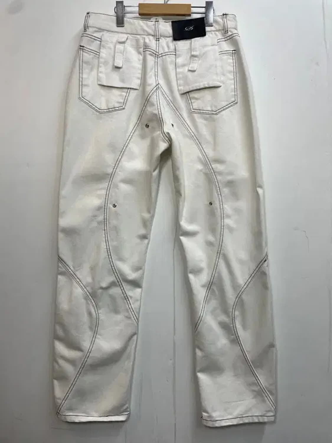 XL 51퍼센트 터널 라이닝 트라우저 데님 화이트 상품이미지8