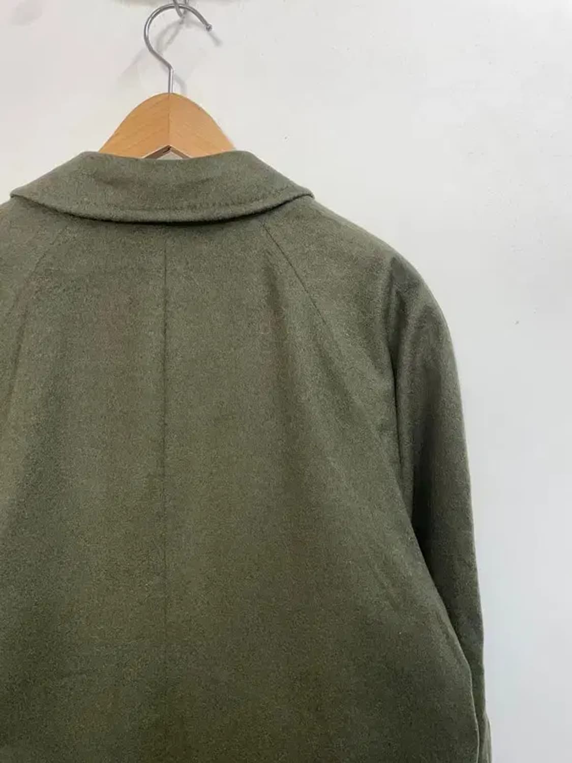 라지 남여공용 L&B 캐시미어 롱 코트 카키 상품이미지10