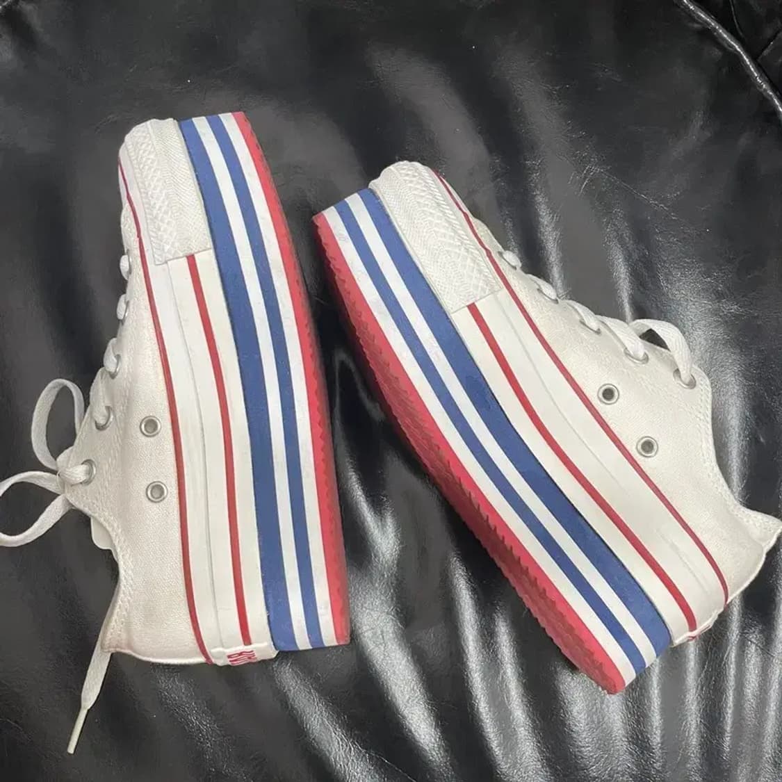 225 컨버스 올스타 청키라인 OX 화이트 스니커즈 상품이미지3