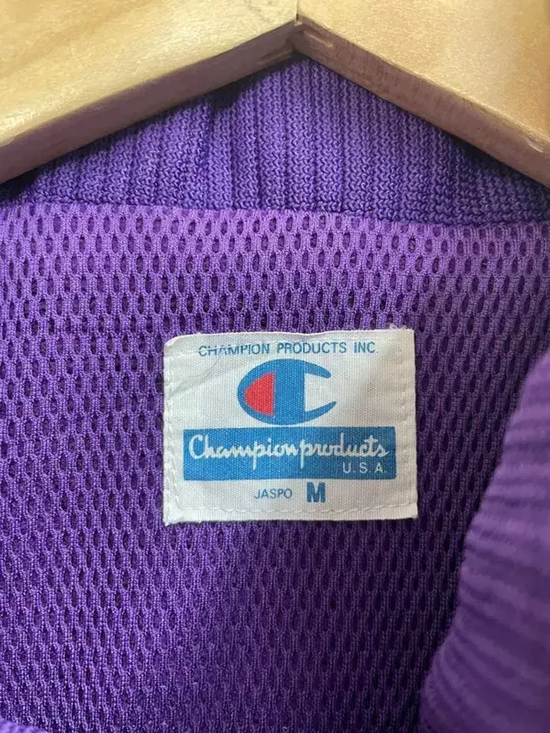 미디움 90s 올드스쿨 아카이브 챔피온 봄버 나일론 자켓 블랙 상품이미지5