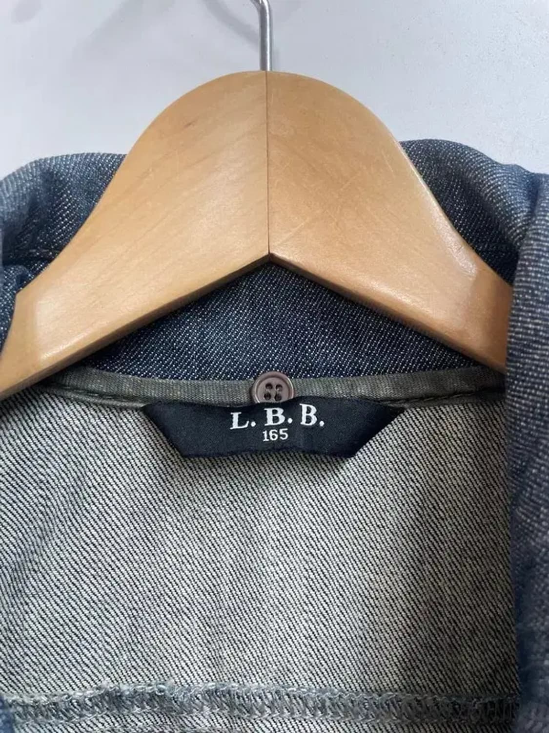 165 청 포켓 데님 베스트 조끼 빈티지 상품이미지5