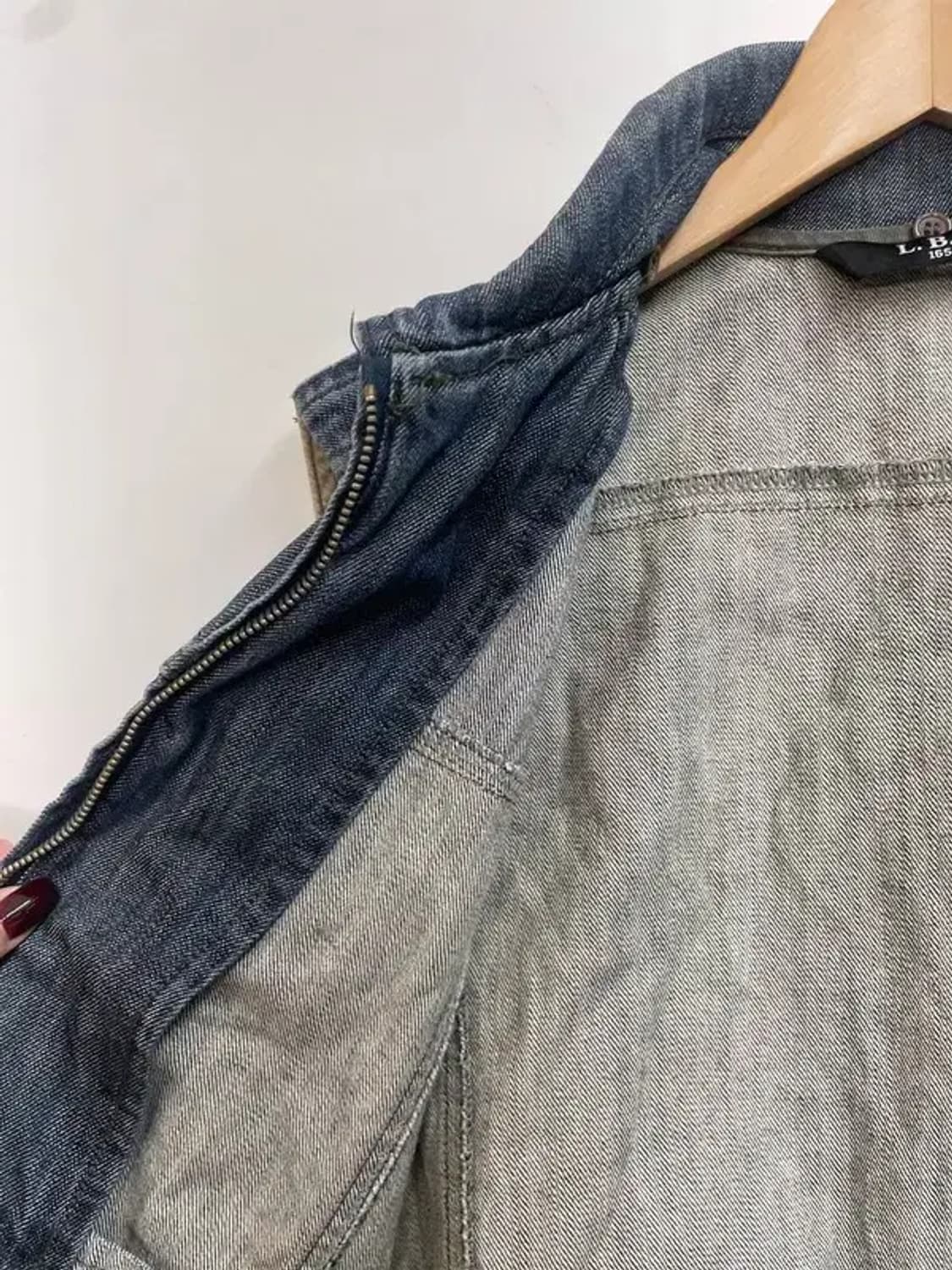 165 청 포켓 데님 베스트 조끼 빈티지 상품이미지6