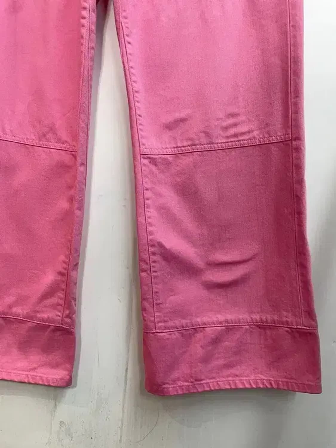 30 라프시몬스 21aw 핑크 와이드 워크팬츠 바지 상품이미지3