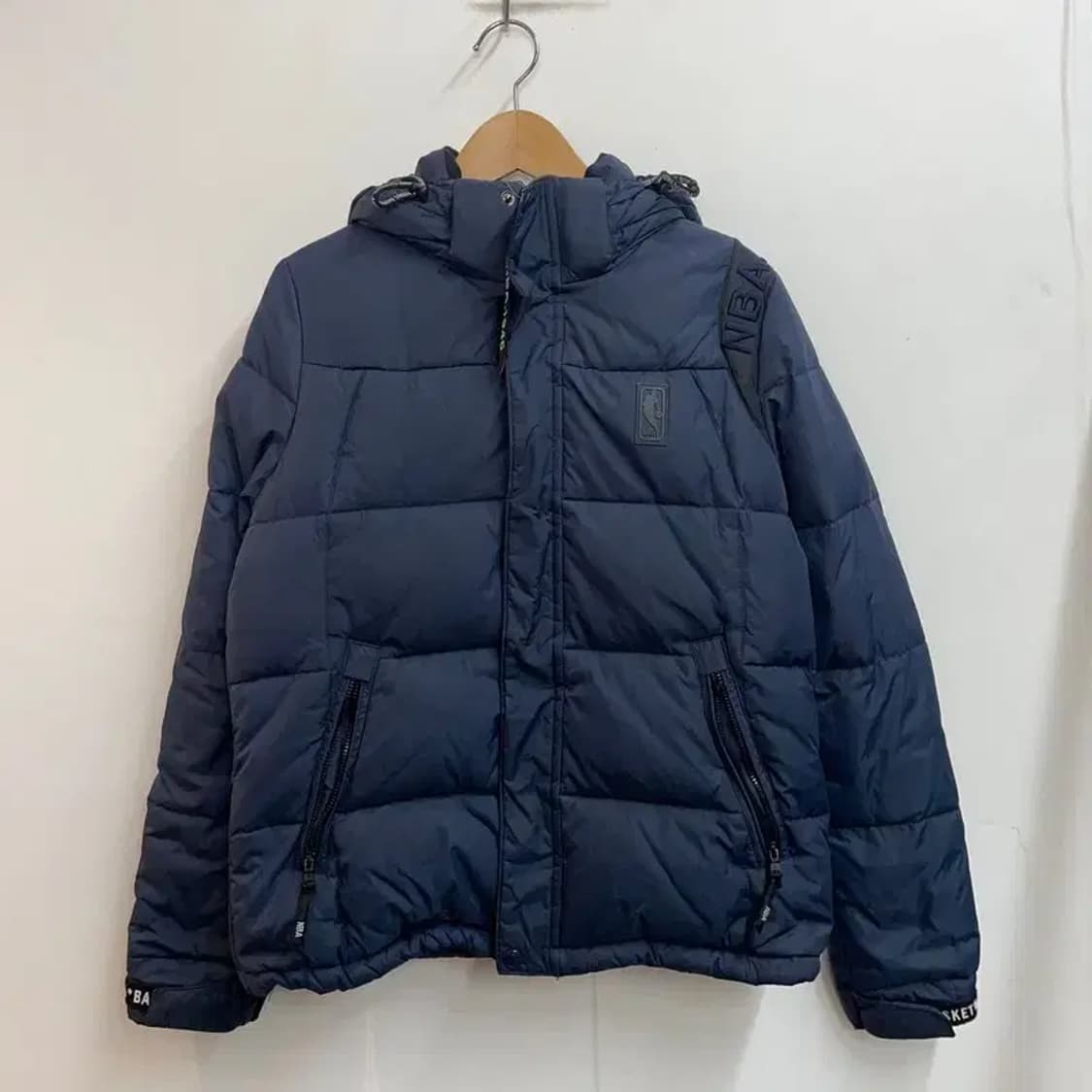 스몰 nba 블랙패치 다운패딩 점퍼 상품이미지2