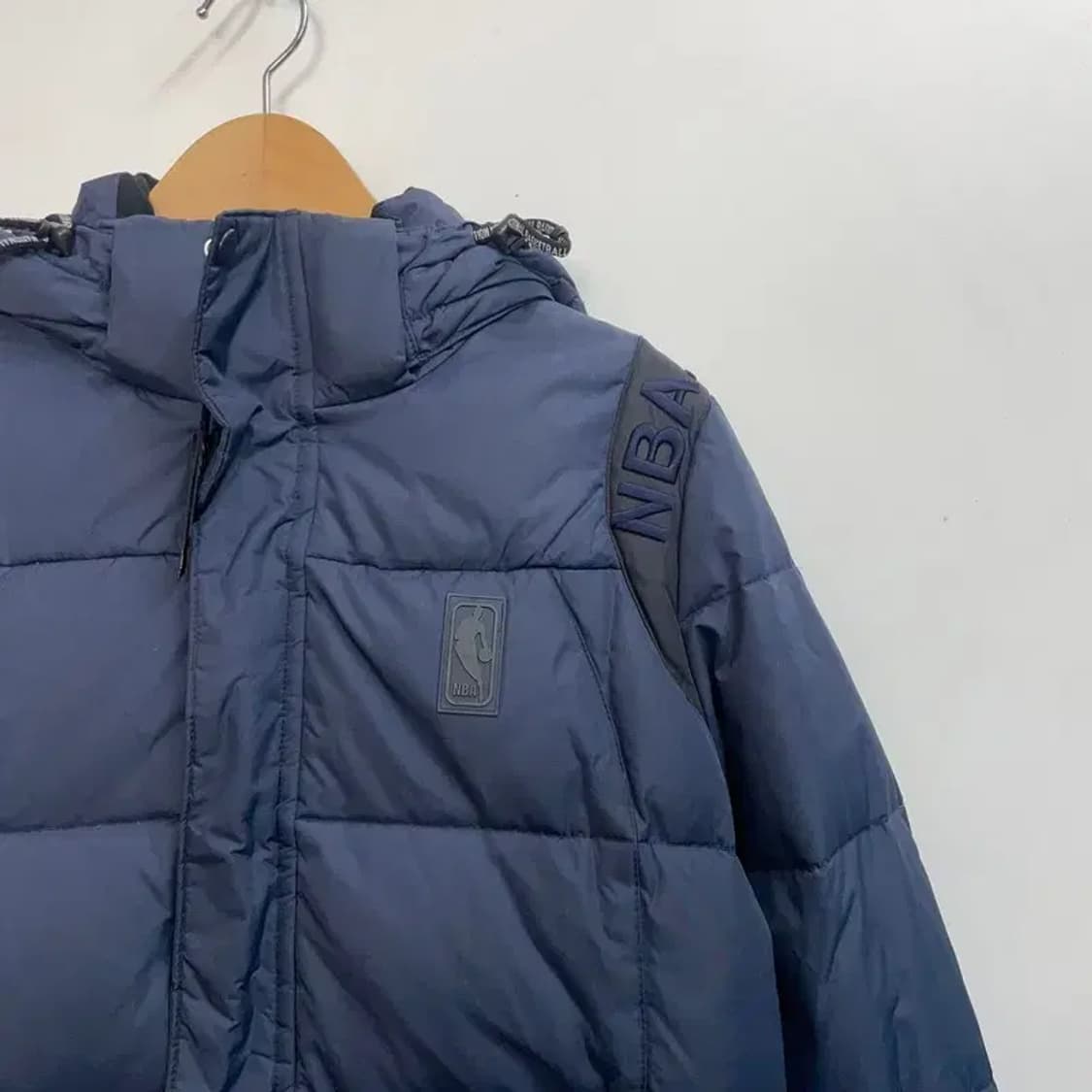 스몰 nba 블랙패치 다운패딩 점퍼 상품이미지4