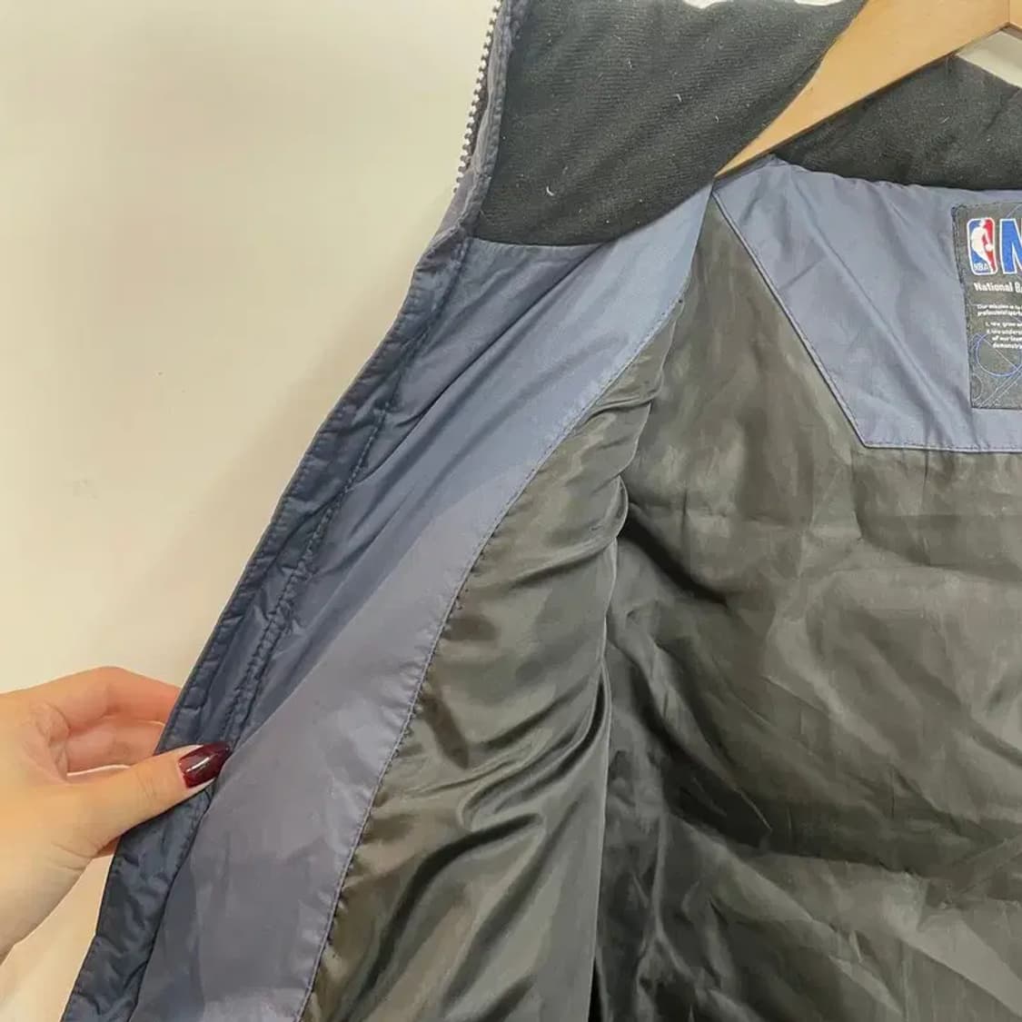 스몰 nba 블랙패치 다운패딩 점퍼 상품이미지7