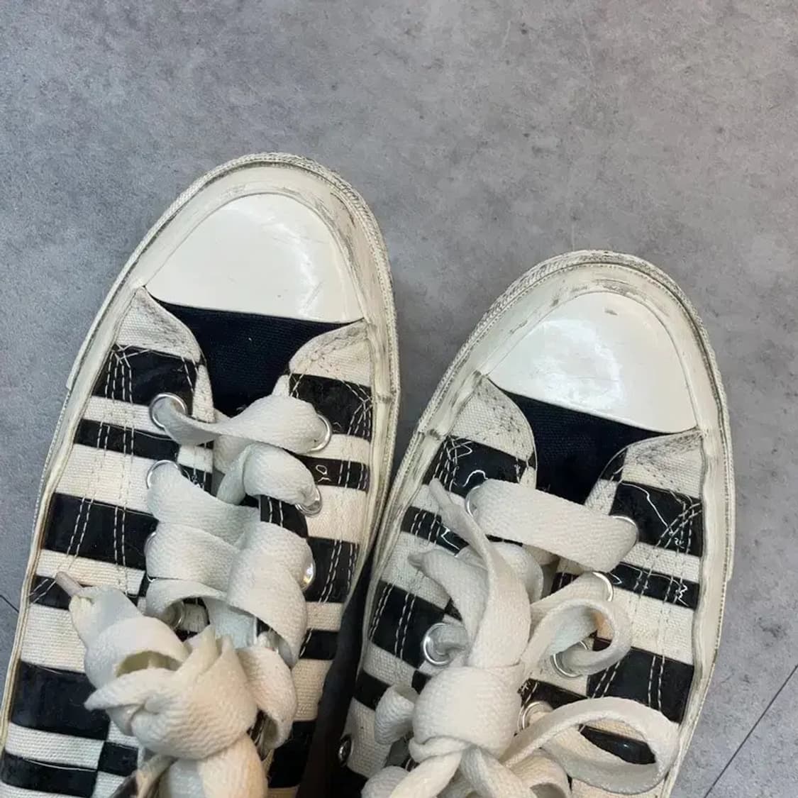 270 컨버스 척70 에글렛 블랙 하이탑 스니커즈 상품이미지2