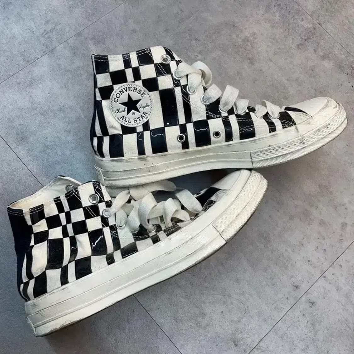 270 컨버스 척70 에글렛 블랙 하이탑 스니커즈 상품이미지3