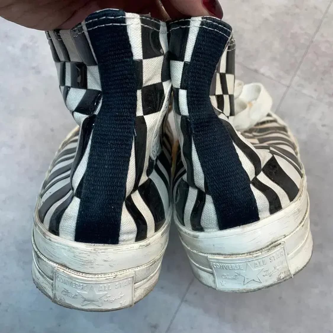 270 컨버스 척70 에글렛 블랙 하이탑 스니커즈 상품이미지7