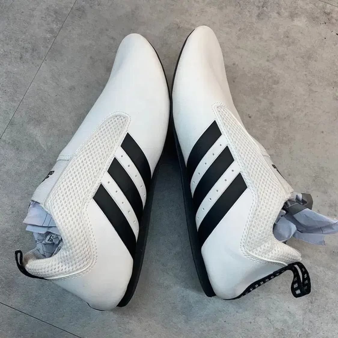 260  아디다스 태권도화 콘테스탄트 프로 화이트블랙 줄넘기화 상품이미지4