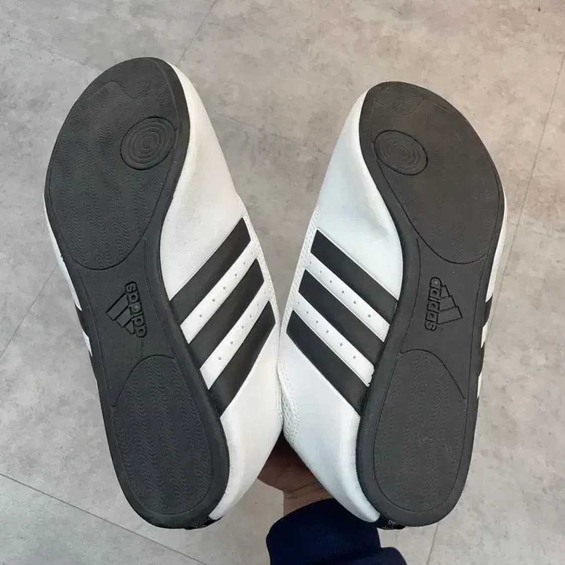 260  아디다스 태권도화 콘테스탄트 프로 화이트블랙 줄넘기화 상품이미지8