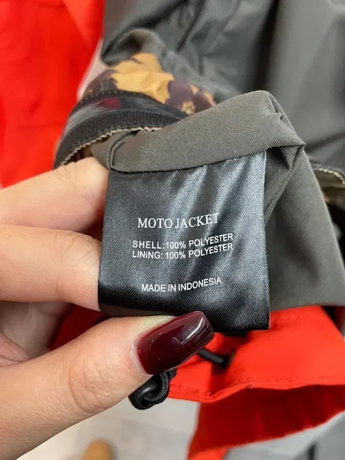 새상품 모터사이클 레드 자켓 바람막이 윈드러너 상품이미지6