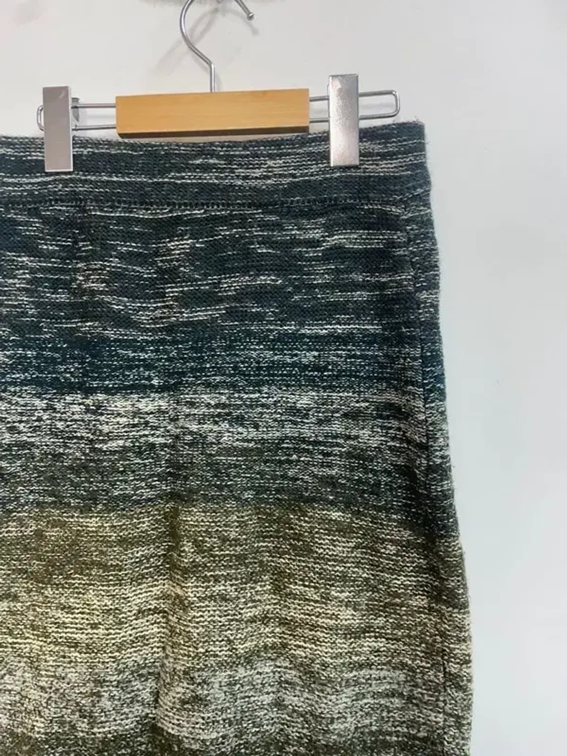 프리 빈티지 모리 그라데이션 밴딩 H라인 스커트 상품이미지4