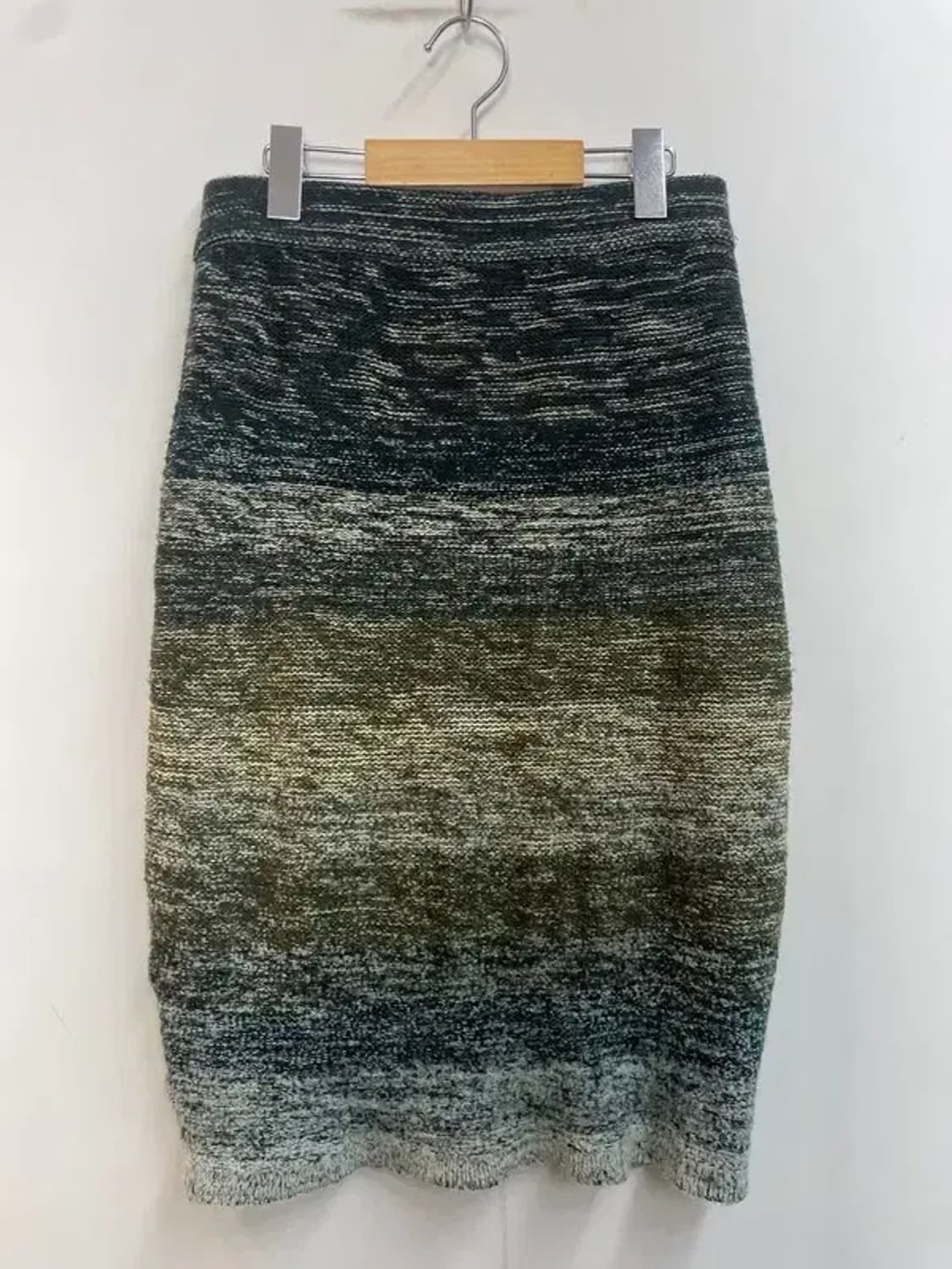 프리 빈티지 모리 그라데이션 밴딩 H라인 스커트 상품이미지5