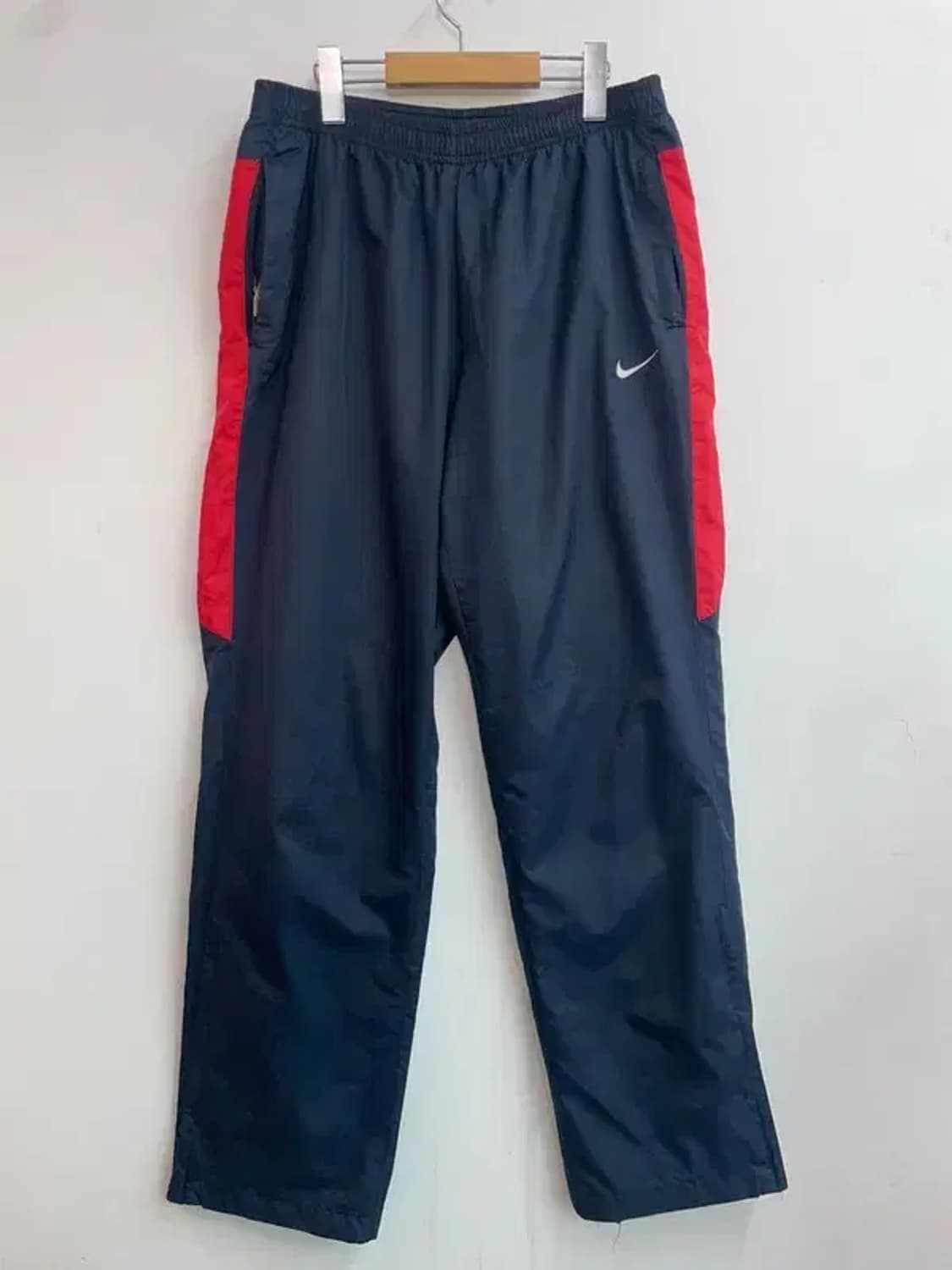 L 나이키 AS 풋볼 우븐 웜업 나일론 팬츠 네이비 상품이미지2