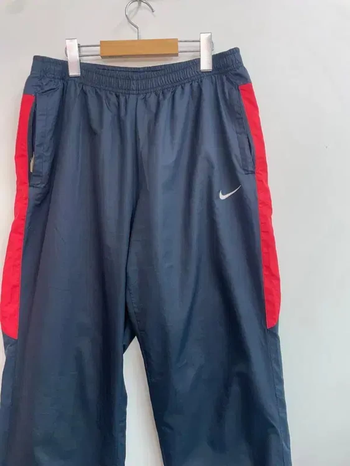 L 나이키 AS 풋볼 우븐 웜업 나일론 팬츠 네이비 상품이미지4