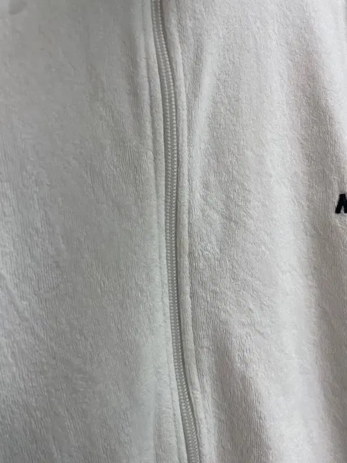 미디움 널디 NERDY 벨벳 트랙탑 집업 화이트 상품이미지5