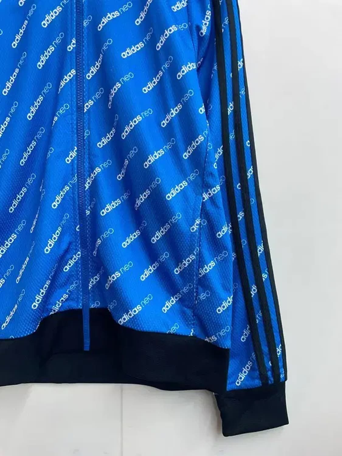 라지 아디다스 네오 캐주얼 트랙 재킷 블루 상품이미지3
