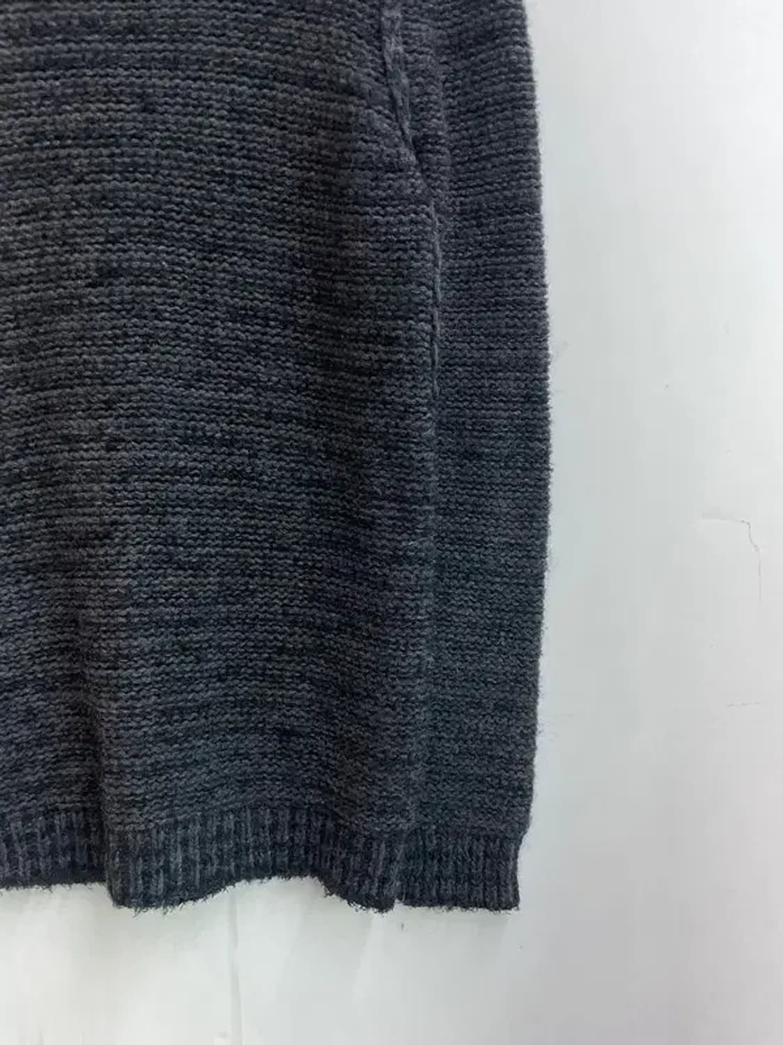 임페리얼 블랙라벨 JPN 차콜 그레이 숄 칼라 니트 가디건 상품이미지9
