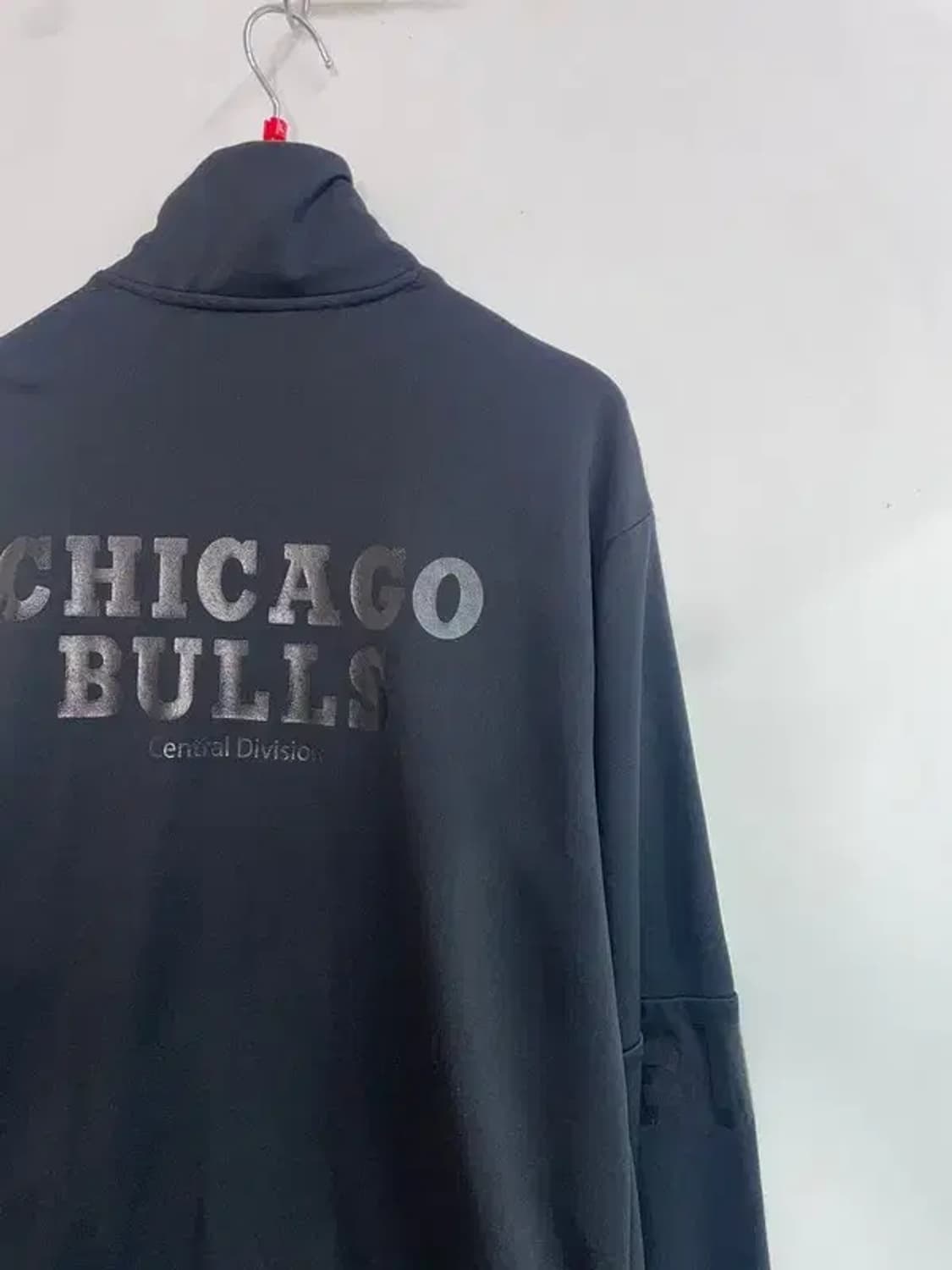 라지 NBA 시카고 불스 라글란 배색 트랙탑 트레이닝 집업 상품이미지10