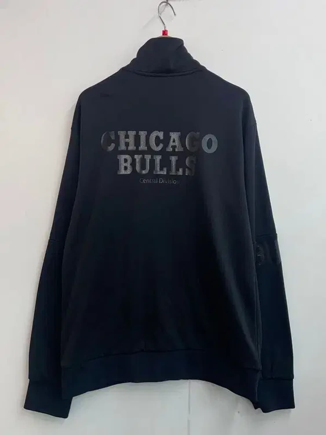 라지 NBA 시카고 불스 라글란 배색 트랙탑 트레이닝 집업 상품이미지8