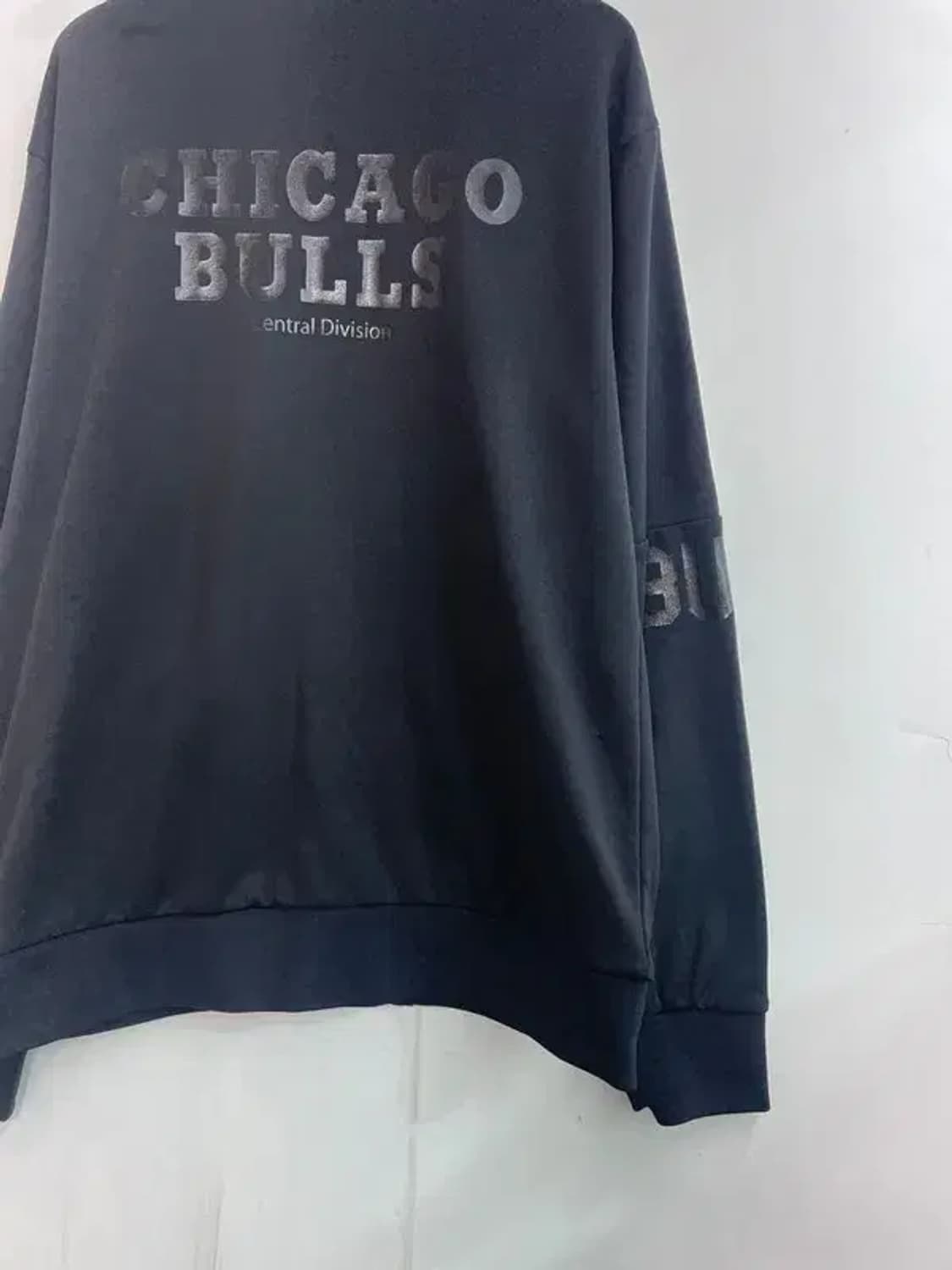 라지 NBA 시카고 불스 라글란 배색 트랙탑 트레이닝 집업 상품이미지9