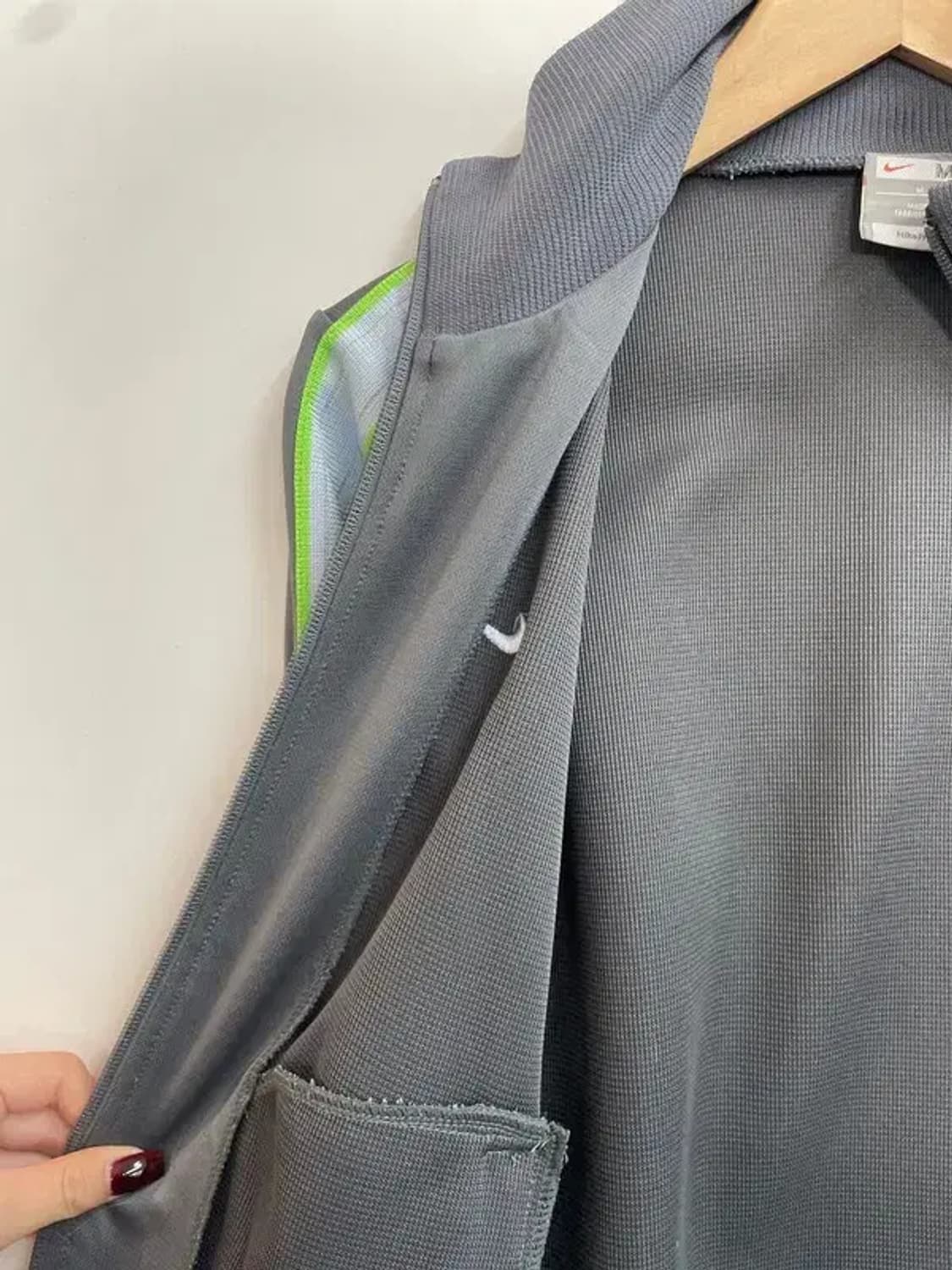 미디움 나이키 삼선 사이드라인 져지 집업 상품이미지8