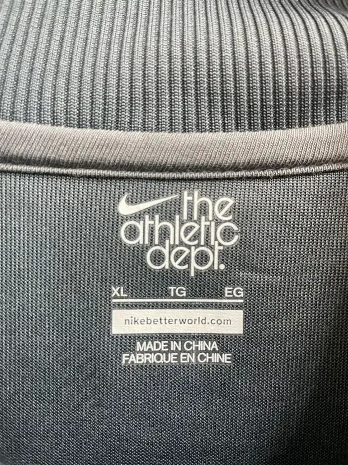 XL 나이키 남성용 라지 블랙 풀 집 트랙 재킷 그레이 상품이미지5