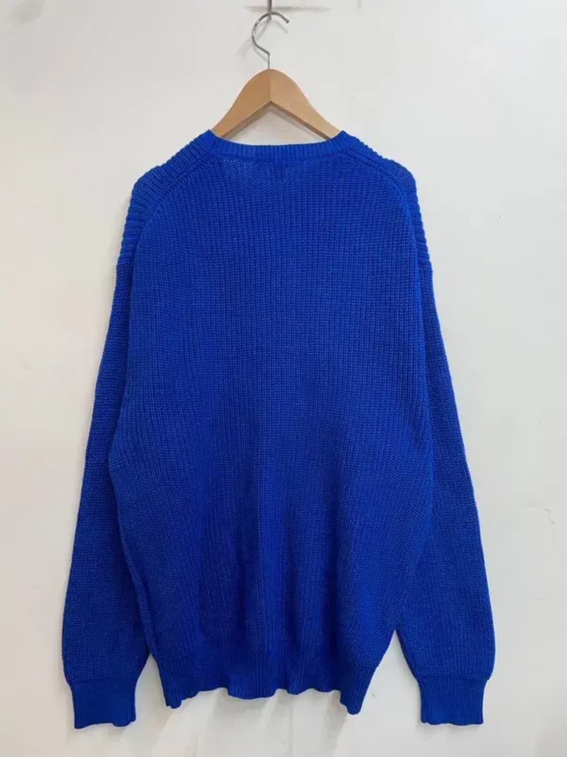 라지 슈프림 스몰 박스 립드 스웨터 로얄 블루 상품이미지7