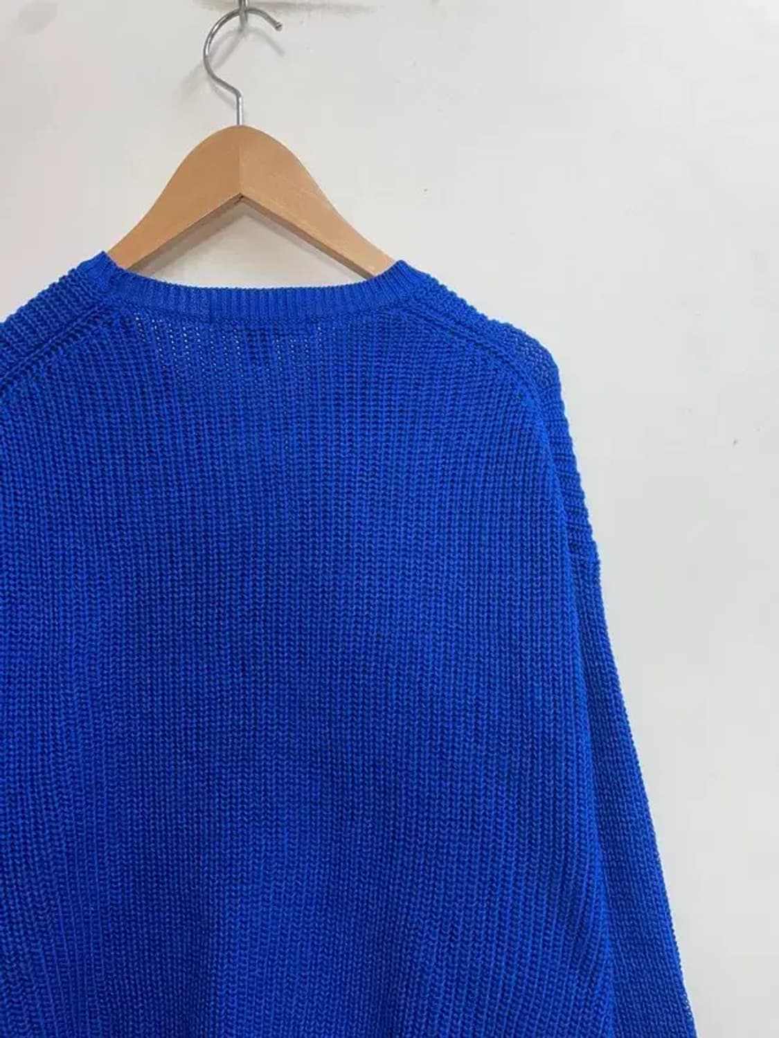 라지 슈프림 스몰 박스 립드 스웨터 로얄 블루 상품이미지9