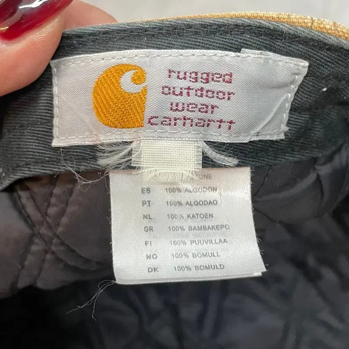 OS 빈티지 칼하트 누빔 야구모자 볼캡 상품이미지7